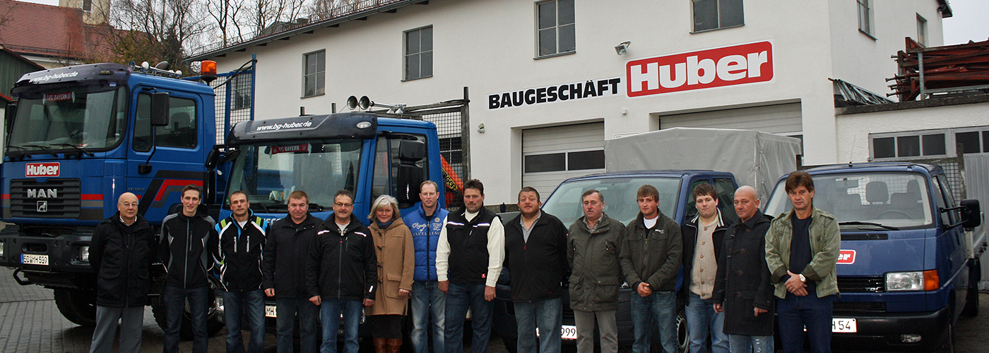 Das Team des Baugeschäft Huber