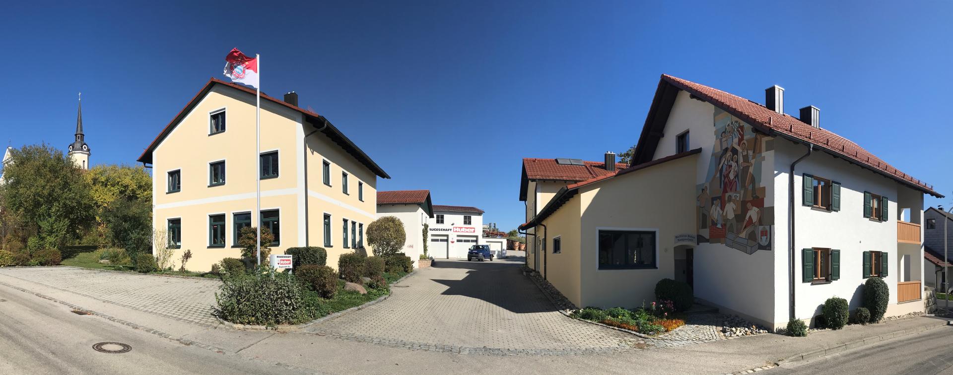 Der Firmensitz des Baugeschäft huber in Inning am Holz